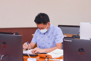 การประชุม คกก.นโยบายและแผนเพื่อการพัฒนามหาวิทยาลัย ครั้งที่ 8/64
