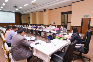 การประชุมเตรียมการจัดอบรมพัฒนาทักษะภาษาอังกฤษเพื่อการสื่อสารสำหรับ นศ.ปี 1 - 4