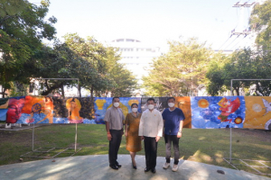 พิธีเปิดกิจกรรมวาดภาพพระบฏ งานทำบุญเมืองลพบุรี ครั้งที่ 22