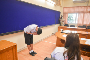 รร.สาธิตฯ จัดประกวดมารยาทไทย