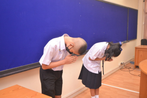 รร.สาธิตฯ จัดประกวดมารยาทไทย