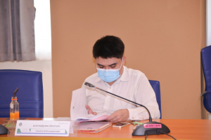 การประชุม คกก.ประจำคณะมนุษยศาสตร์และสังคมศาสตร์ ครั้งที่ 12/64