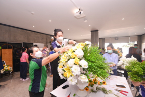 สศว. จัดอบรมส่งเสริมทักษะการเตรียมสถานที่และการตกแต่งสถานที่