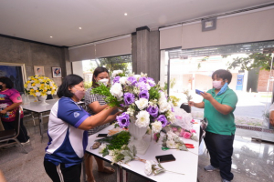 สศว. จัดอบรมส่งเสริมทักษะการเตรียมสถานที่และการตกแต่งสถานที่