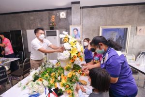 สศว. จัดอบรมส่งเสริมทักษะการเตรียมสถานที่และการตกแต่งสถานที่