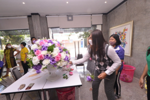 สศว. จัดอบรมส่งเสริมทักษะการเตรียมสถานที่และการตกแต่งสถานที่
