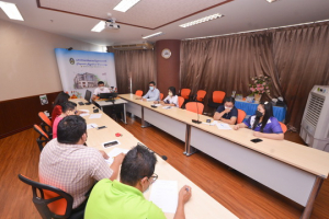 การประชุมเตรียมการจัดงาน รวมใจชาวเทพสตรี โชคดีปีขาล 2565
