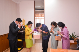 มรท.คารวะขอพรปีใหม่ ผวจ.ลพบุรี หัวหน้าส่วนราชการ และคุณอำนวย จั่นเงิน เนื่องในวันปีใหม่