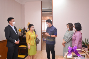 มรท.คารวะขอพรปีใหม่ ผวจ.ลพบุรี หัวหน้าส่วนราชการ และคุณอำนวย จั่นเงิน เนื่องในวันปีใหม่
