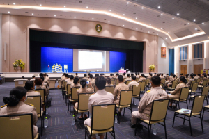 องคมนตรีตรวจเยี่ยมและติดตามผลการดำเนินงานโรงเรียนโครงการกองทุนการศึกษา โรงเรียนเครือข่าย โรงเรียนราชประชานุเคราะห์ 33 จ.ลพบุรี และให้เกียรติเปิดหอเกียรติยศ มหาวิทยาลัยราชภัฏเทพสตรี