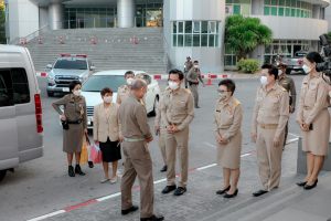 องคมนตรีตรวจเยี่ยมและติดตามผลการดำเนินงานโรงเรียนโครงการกองทุนการศึกษา โรงเรียนเครือข่าย โรงเรียนราชประชานุเคราะห์ 33 จ.ลพบุรี และให้เกียรติเปิดหอเกียรติยศ มหาวิทยาลัยราชภัฏเทพสตรี