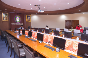 การประชุม คกก.จัดทำรายงานต้นทุนต่อหน่วยผลผลิต มรท. ครั้งที่ 1/65