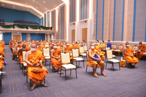 อธิการบดีร่วมพิธีเปิดการประชุมพระสังฆาธิการในเขตปกครองคณะสงฆ์อำเภอเมืองลพบุรีฯ