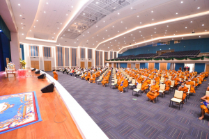 อธิการบดีร่วมพิธีเปิดการประชุมพระสังฆาธิการในเขตปกครองคณะสงฆ์อำเภอเมืองลพบุรีฯ