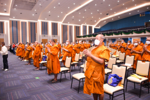 อธิการบดีร่วมพิธีเปิดการประชุมพระสังฆาธิการในเขตปกครองคณะสงฆ์อำเภอเมืองลพบุรีฯ
