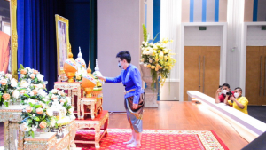 อธิการบดีร่วมพิธีเปิดการประชุมพระสังฆาธิการในเขตปกครองคณะสงฆ์อำเภอเมืองลพบุรีฯ