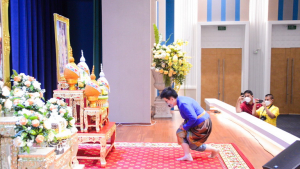 อธิการบดีร่วมพิธีเปิดการประชุมพระสังฆาธิการในเขตปกครองคณะสงฆ์อำเภอเมืองลพบุรีฯ