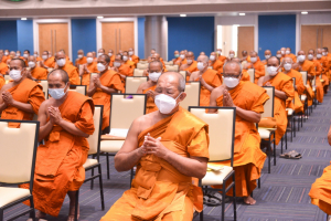 อธิการบดีร่วมพิธีเปิดการประชุมพระสังฆาธิการในเขตปกครองคณะสงฆ์อำเภอเมืองลพบุรีฯ