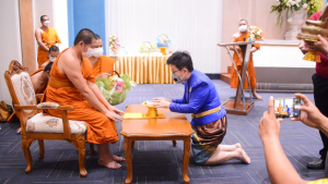 อธิการบดีร่วมพิธีเปิดการประชุมพระสังฆาธิการในเขตปกครองคณะสงฆ์อำเภอเมืองลพบุรีฯ
