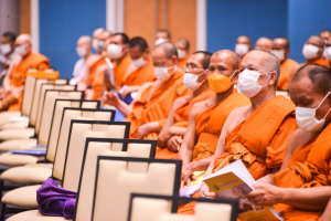 อธิการบดีร่วมพิธีเปิดการประชุมพระสังฆาธิการในเขตปกครองคณะสงฆ์อำเภอเมืองลพบุรีฯ