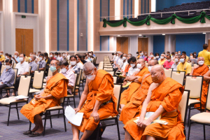 อธิการบดีร่วมพิธีเปิดการประชุมพระสังฆาธิการในเขตปกครองคณะสงฆ์อำเภอเมืองลพบุรีฯ