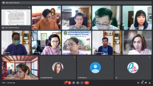การประชุม คกก.พิจารณากลั่นกรองเพื่อทำสัญญาจ้างของพนักงานในสถาบันอุดมศึกษาฯ ครั้งที่ 2/65