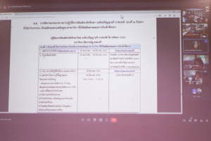 การประชุม คกก.บริหารงานวิชาการ มรท. ครั้งที่ 1/65