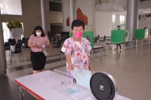 การลงคะแนนหยั่งเสียงผู้มีสิทธิเข้ารับการสรรหาเป็น ผอ.สำนักศิลปะและวัฒนธรรม