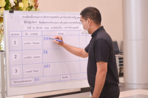 การเลือกตั้งกรรมการบริหารงานบุคคลในมหาวิทยาลัยราชภัฏเทพสตรี ที่มิใช่ผู้บริหาร ซึ่งเลือกจากข้าราชการ หรือพนักงานสายสนับสนุน