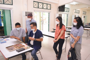 สศว. ร่วมกับ สนง.วัฒนธรรม จ.ลพบุรี จัดอบรมการวาดภาพคนเหมือนด้วยสีชอล์ค