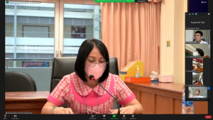 การประชุม คกก.สถานศึกษาขั้นพื้นฐาน รร.สาธิต มรท. ครั้งที่ 1/65