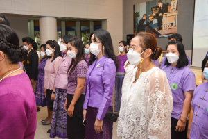 สำนักวิทยบริการฯ จัดพิธีเนื่องในวันคล้ายวันพระราชสมภพสมเด็จพระกนิษฐาธิราชเจ้า กรมสมเด็จพระเทพรัตนราชสุดาฯ สยามบรมราชกุมารี