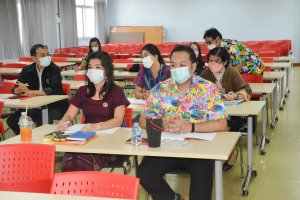 วจก.ประชุมอาจารย์และบุคลากร ปิดภาคการศึกษาที่ 2/64