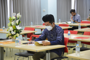 วจก.ประชุมอาจารย์และบุคลากร ปิดภาคการศึกษาที่ 2/64