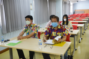วจก.ประชุมอาจารย์และบุคลากร ปิดภาคการศึกษาที่ 2/64