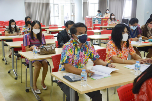 วจก.ประชุมอาจารย์และบุคลากร ปิดภาคการศึกษาที่ 2/64