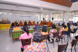 สำนักวิทยบริการฯ จัดพิธีทำบุญเนื่องในโอกาสประเพณีวันสงกรานต์