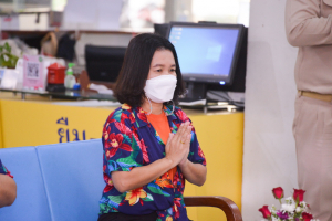 สำนักวิทยบริการฯ จัดพิธีทำบุญเนื่องในโอกาสประเพณีวันสงกรานต์