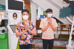 สำนักวิทยบริการฯ จัดพิธีทำบุญเนื่องในโอกาสประเพณีวันสงกรานต์