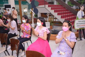 สำนักวิทยบริการฯ จัดพิธีทำบุญเนื่องในโอกาสประเพณีวันสงกรานต์