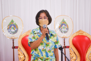 สำนักวิทยบริการฯ จัดพิธีทำบุญเนื่องในโอกาสประเพณีวันสงกรานต์