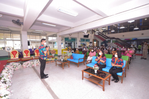 สำนักวิทยบริการฯ จัดพิธีทำบุญเนื่องในโอกาสประเพณีวันสงกรานต์