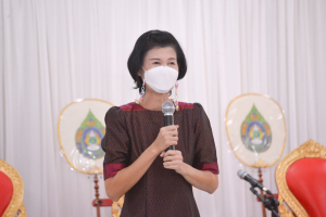 สำนักวิทยบริการฯ จัดพิธีทำบุญเนื่องในโอกาสประเพณีวันสงกรานต์