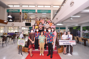 สำนักวิทยบริการฯ จัดพิธีทำบุญเนื่องในโอกาสประเพณีวันสงกรานต์