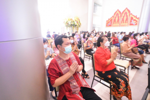 งานทำบุญกลางบ้าน สืบสานประเพณีสงกรานต์