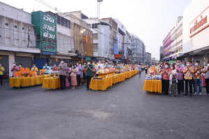 มรท.ร่วมพิธีทำบุญตักบาตรประเพณีวันสงกรานต์ ประจำปี 2565