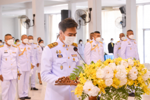 มรท.ร่วมพิธีวันคล้ายวันสวรรคตสมเด็จพระนเรศวรมหาราช