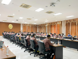 รักษาราชการแทนอธิการบดี มรท. นำผู้บริหาร มรท. ร่วมการประชุมสัมมนารับมอบนโยบายการขับเคลื่อน ธัชชา, การลงนาม MOU ระหว่าง สป.อว. - มรภ. 38 แห่ง และ ม.เทคโนโลยีราชมงคล 9 แห่ง และการประชุมอธิการบดีมหาวิทยาลัยราชภัฏทั่วประเทศ