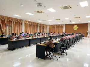 รักษาราชการแทนอธิการบดี มรท. นำผู้บริหาร มรท. ร่วมการประชุมสัมมนารับมอบนโยบายการขับเคลื่อน ธัชชา, การลงนาม MOU ระหว่าง สป.อว. - มรภ. 38 แห่ง และ ม.เทคโนโลยีราชมงคล 9 แห่ง และการประชุมอธิการบดีมหาวิทยาลัยราชภัฏทั่วประเทศ