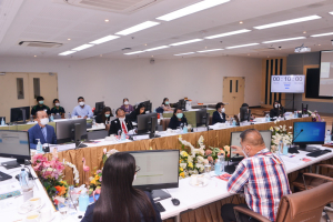การประชุมคณะอนุกรรมการประเมินและคัดเลือกเพื่อรับรางวัลพระราชทาน ระดับอุดมศึกษา เขตภาคกลาง ปีการศึกษา 2564